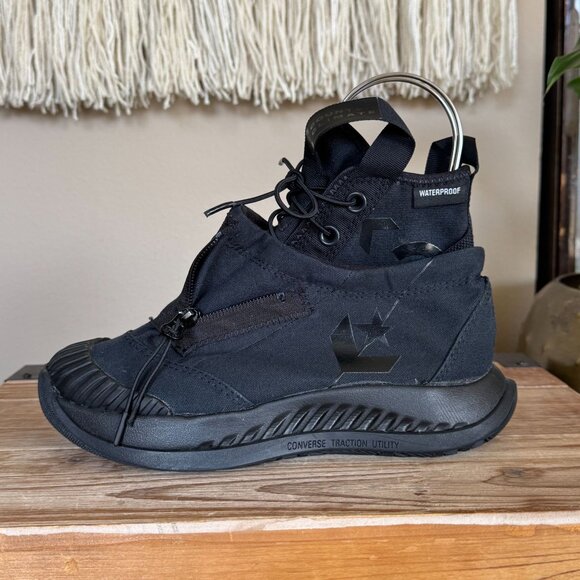 Chuck Taylor All Star Utility Explore Counter Climate High Triple Black Size 6 - Picture 6 of 16